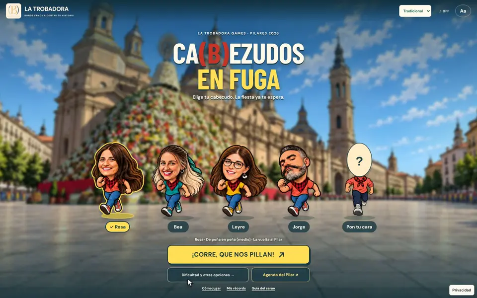 CA(B)EZUDOS en fuga
