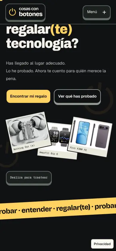 Cosas con Botones