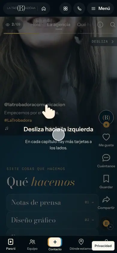 La Tro(B)adora · Reels
